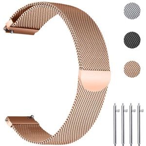 Rose gold watch band